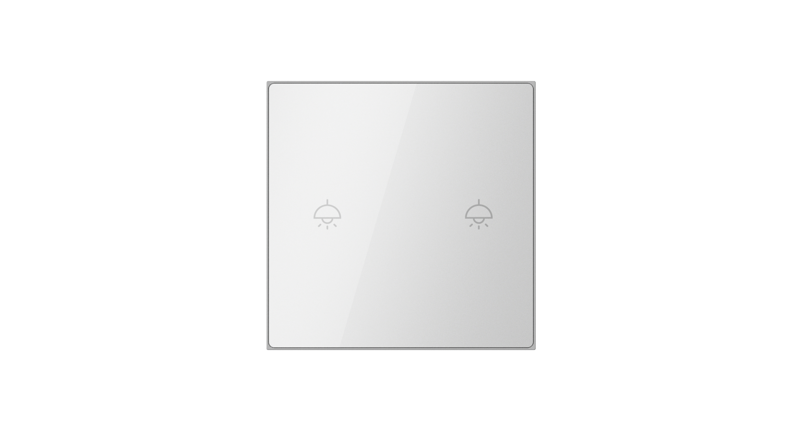 Nature Switch (Black Glass - White 2 way) — LifeSmart