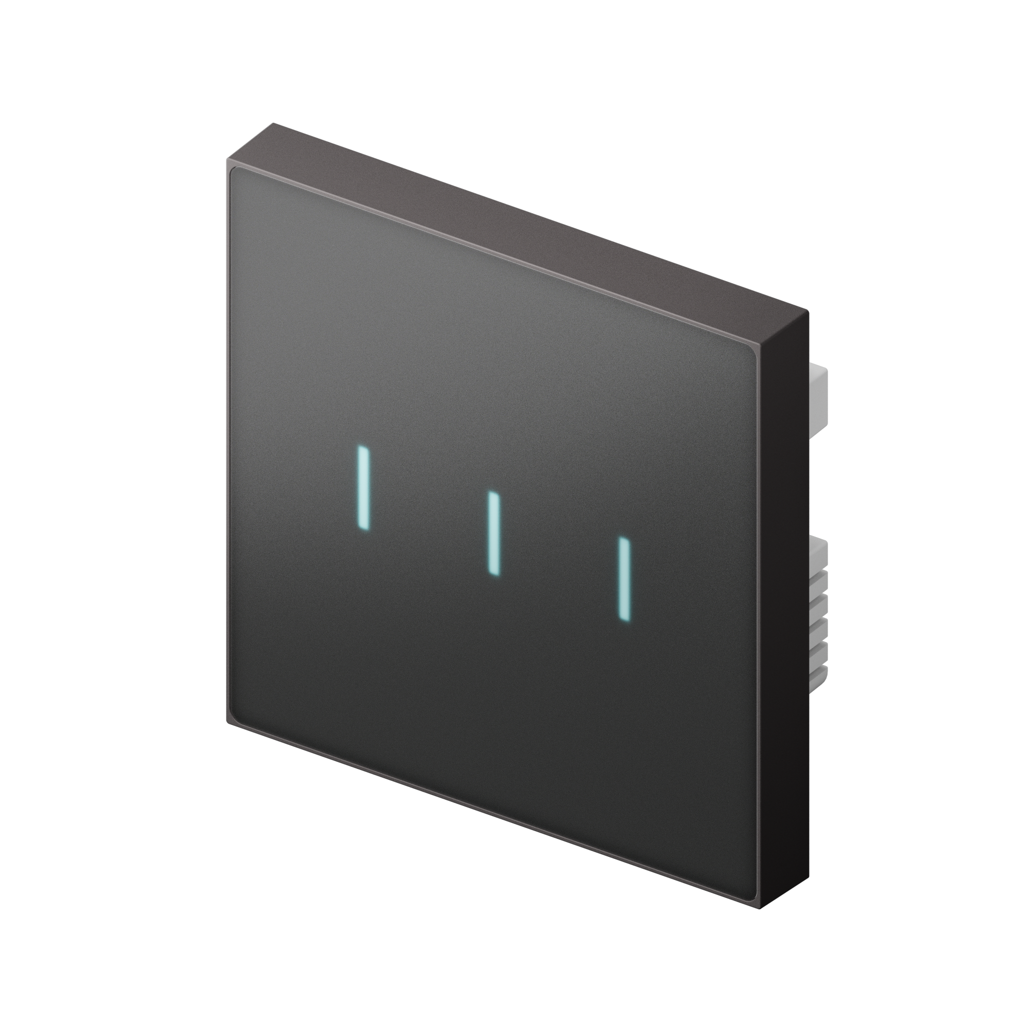 Nature Switch (MATTE) (Black AG Glass - Gray 3 way) — LifeSmart