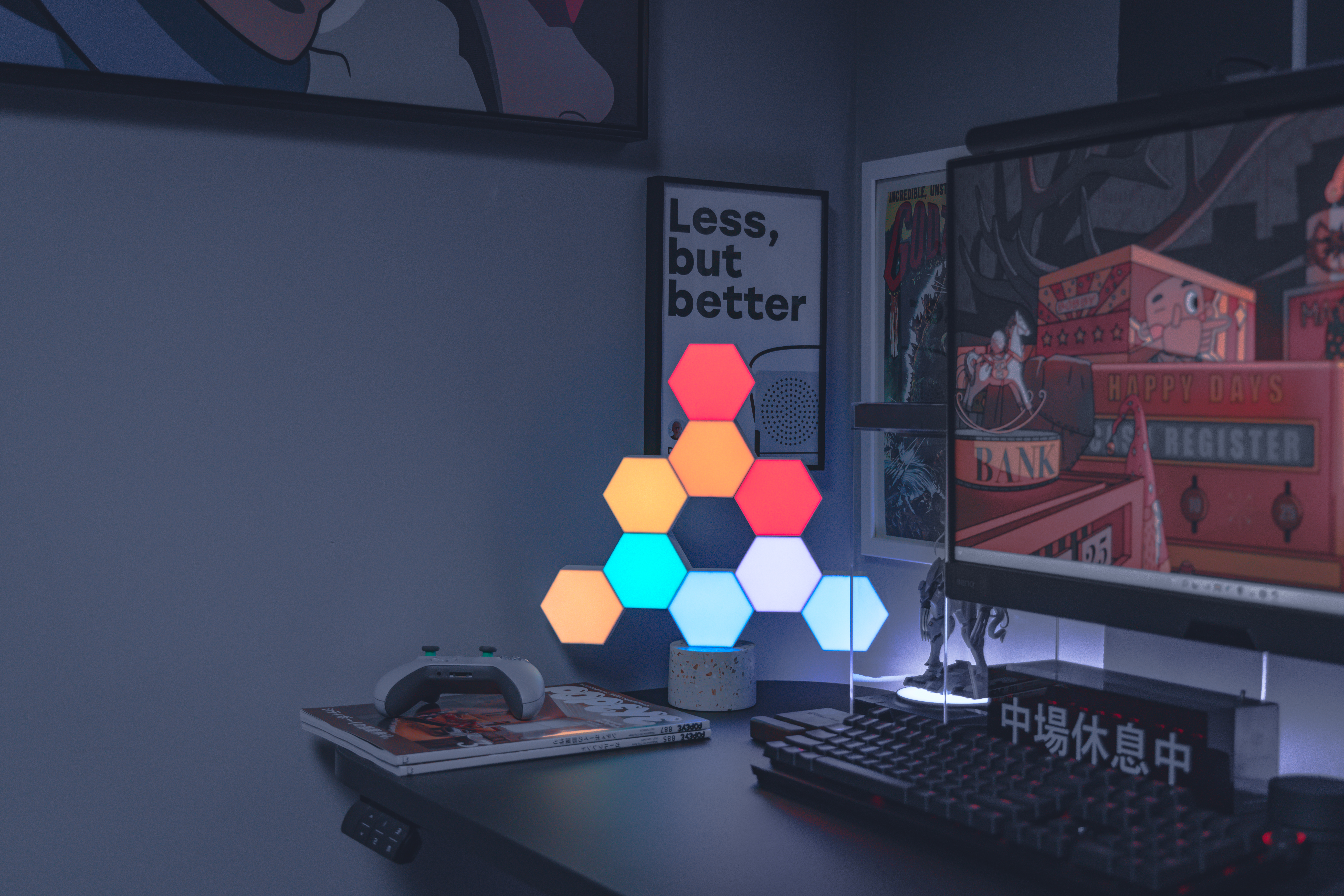Cololight Hexagon Flame KIT — LifeSmart product supplied by Earth's Material in Saudi Arabia